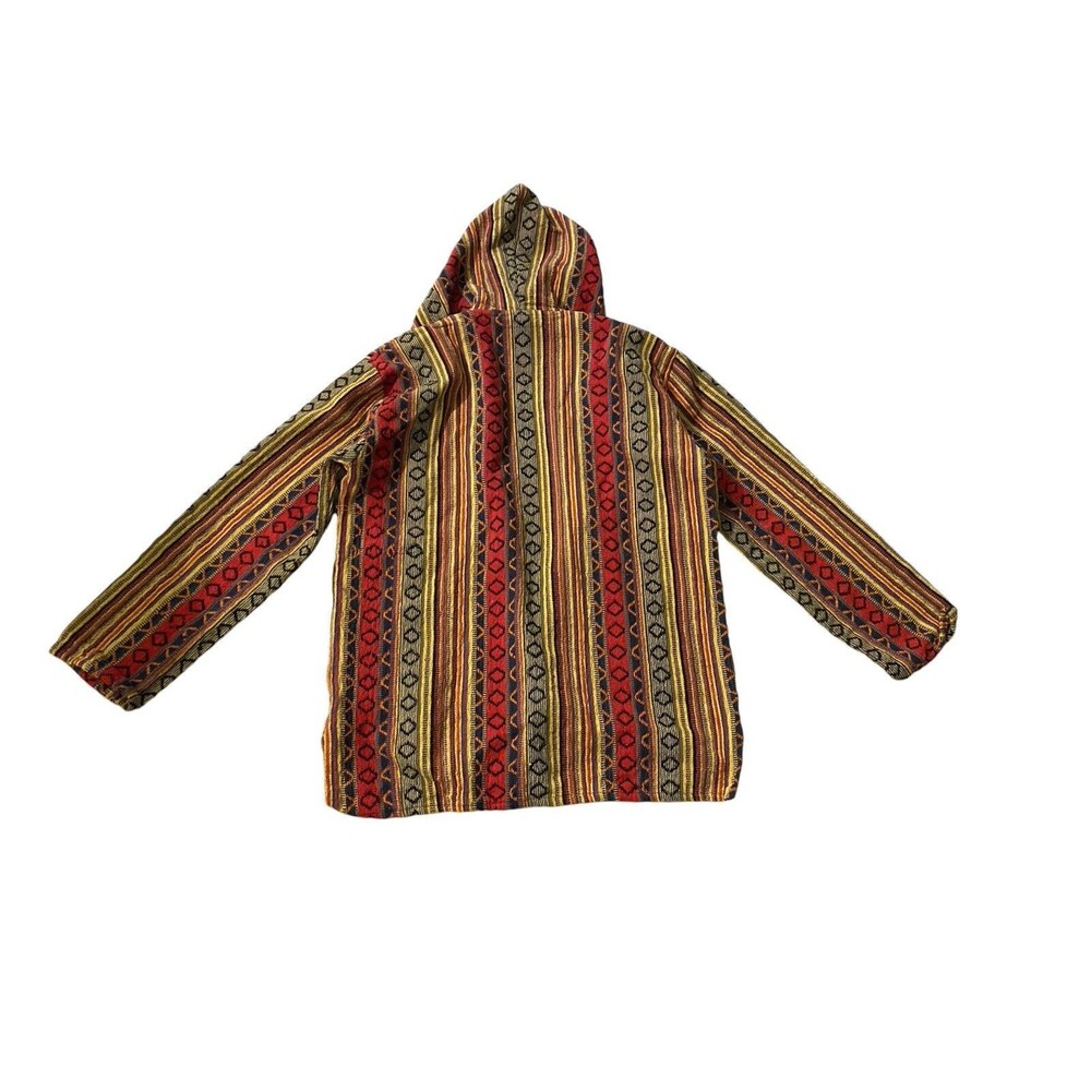 Sunshine Joy Est 2002 Woman Hoodie Size S Multicolor Stripe Y2K Hippie Bohemian - Picture 2 of 7
